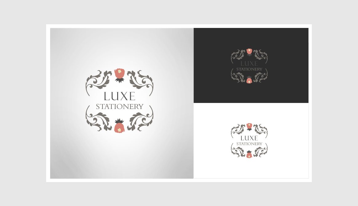 Logo Design by  Artman for Luxe Stationery | Design #5116077