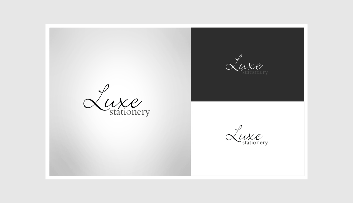 Diseño de Logo por  Artman para Luxe Stationery | Diseño #5116081