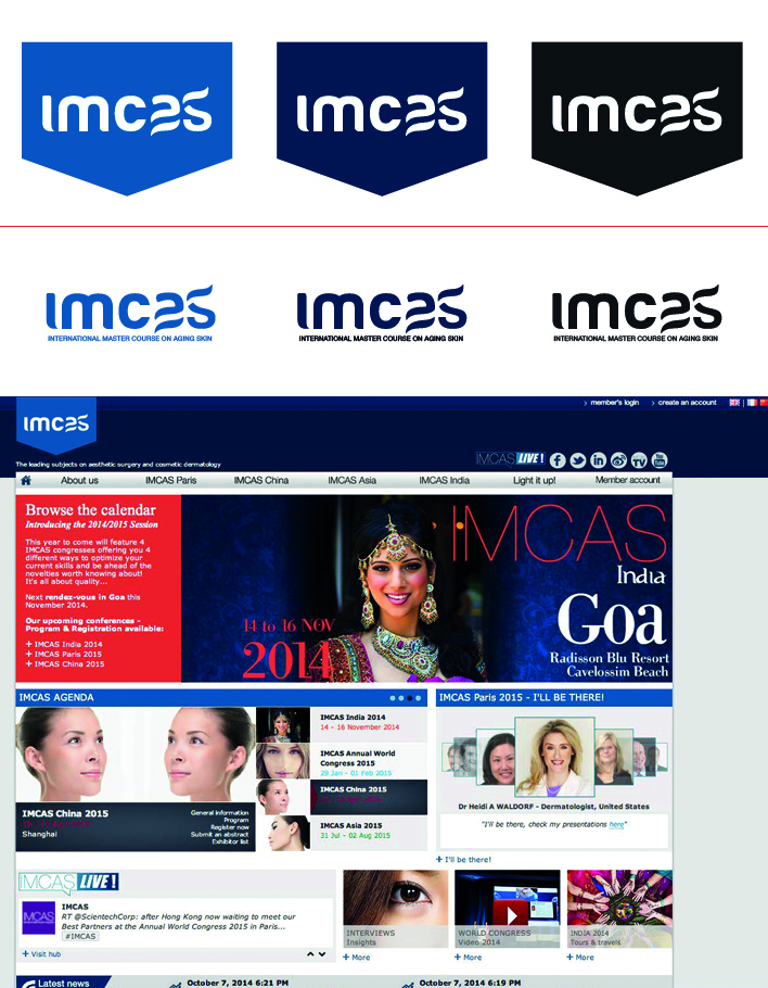 Logo Design by Nick Dijenborgh for IMCAS C/O CHECK UP SANTE | Design #5101910