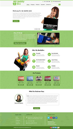 Web Design by Wings on web for ShoppaBox Ltd | Design: #5185841