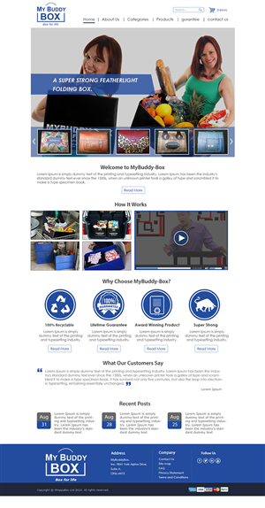 Web Design by Wings on web for ShoppaBox Ltd | Design: #5185846