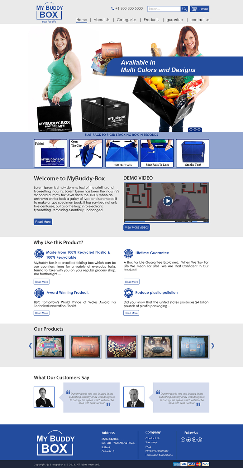 Diseño Web por Wings on web para ShoppaBox Ltd | Diseño #5216724