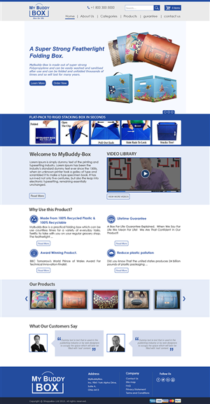 Web Design by Wings on web for ShoppaBox Ltd | Design: #5216731