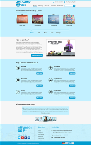 Web Design by Wings on web for ShoppaBox Ltd | Design: #5222767