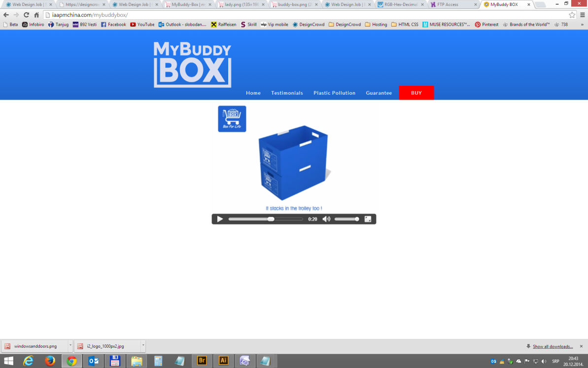 Web Design by Slobodan Cagic for ShoppaBox Ltd | Design #5127781