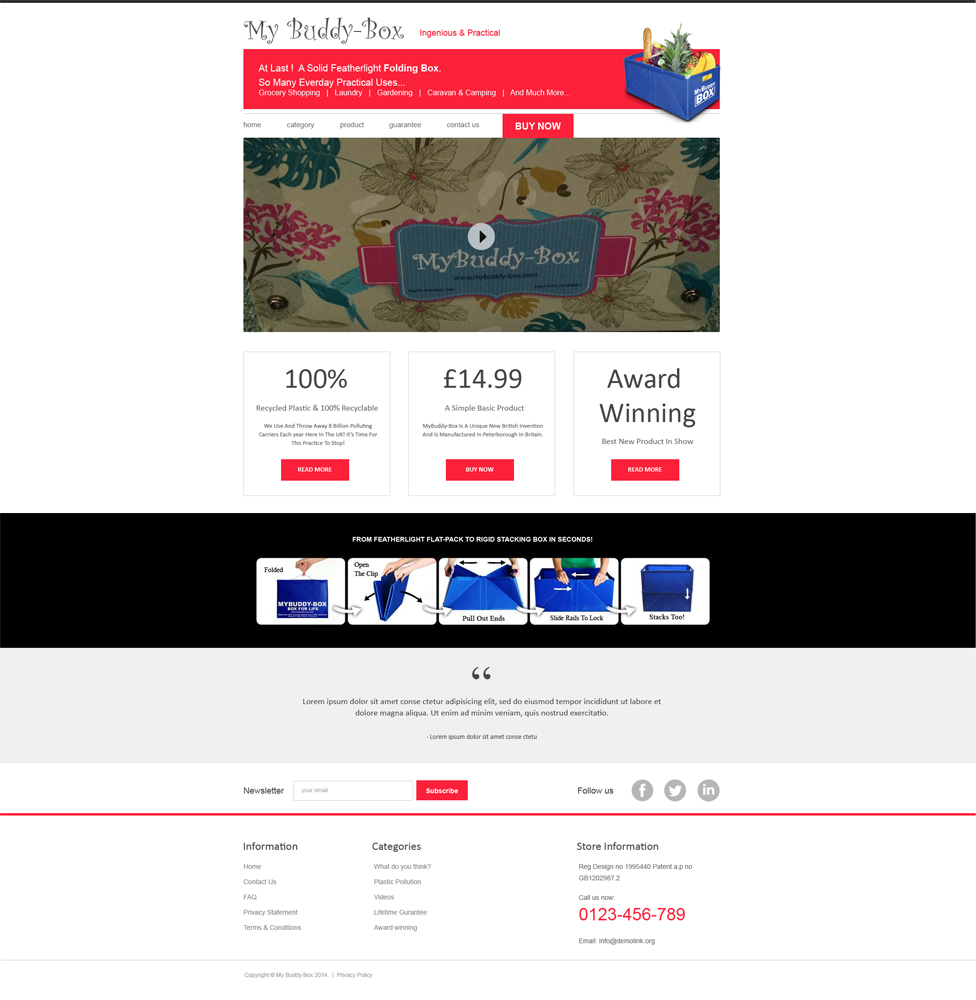 Web Design by aarsita for ShoppaBox Ltd | Design #5158622