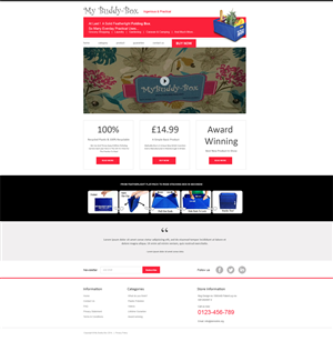 Web Design by aarsita for ShoppaBox Ltd | Design #5158622