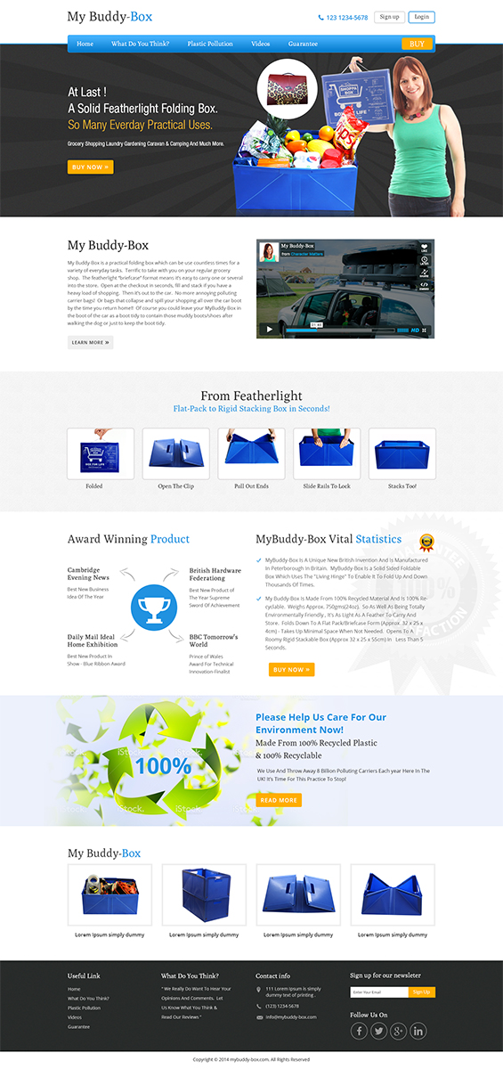 Diseño Web por Mayank Patel para ShoppaBox Ltd | Diseño #5147741