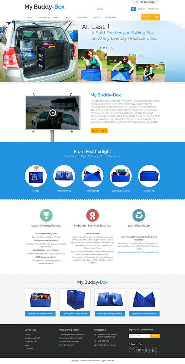 Web-Design von Mayank Patel für ShoppaBox Ltd | Design #5181398