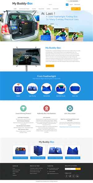 Web Design by Mayank Patel for ShoppaBox Ltd | Design #5181398
