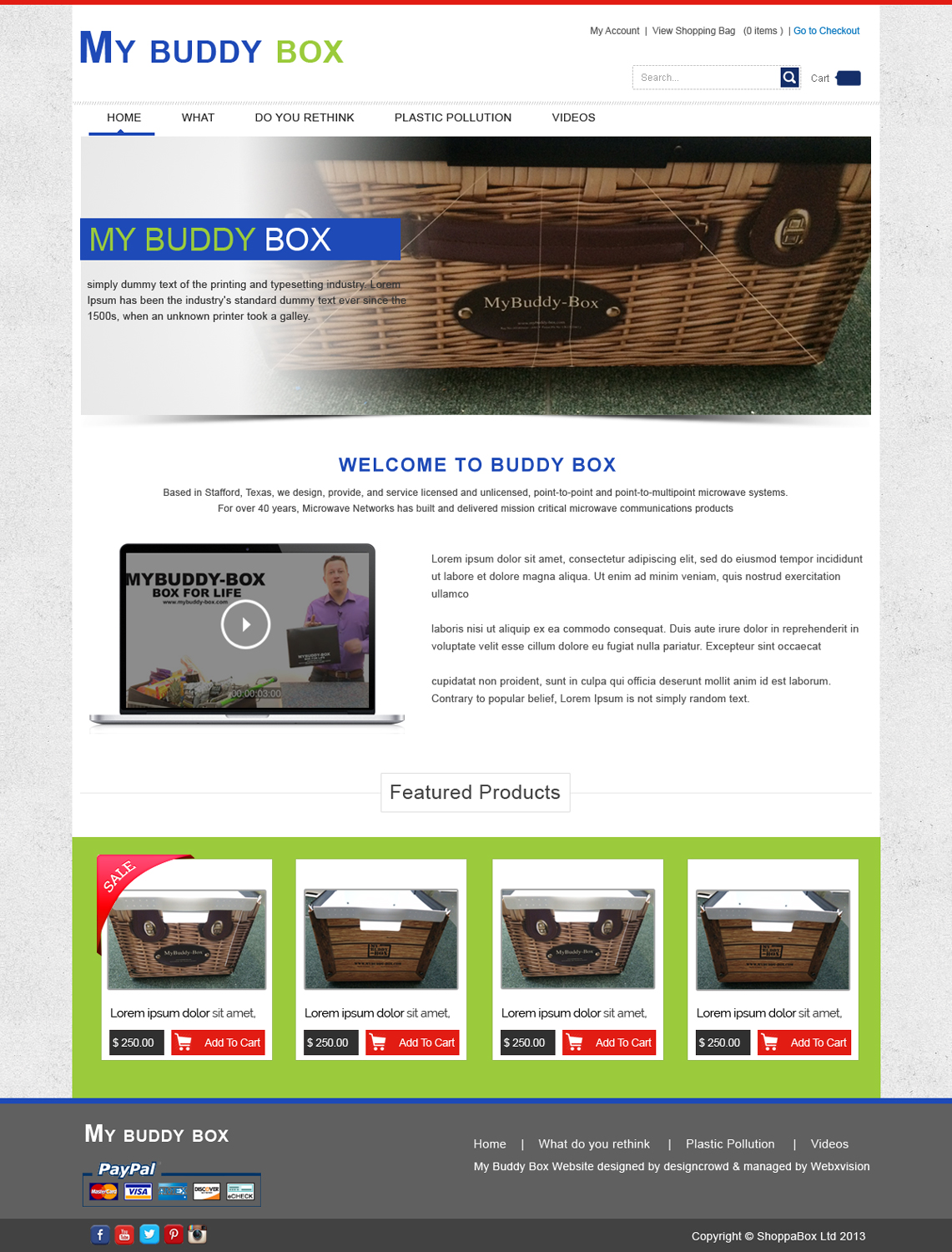 Web Design by webxvision for ShoppaBox Ltd | Design #5182841