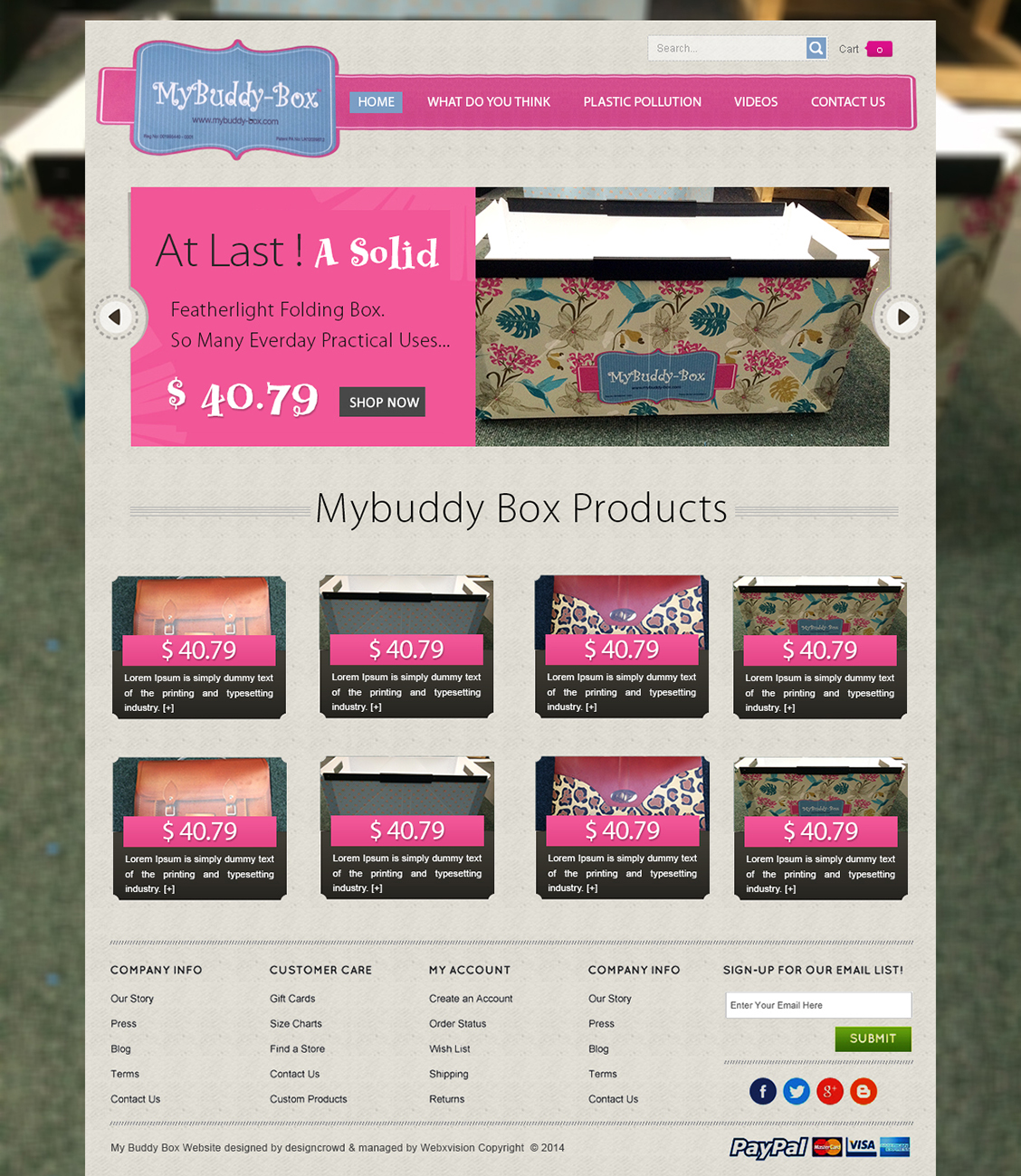 Web Design by webxvision for ShoppaBox Ltd | Design #5182855