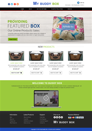 Web Design par webxvision pour ShoppaBox Ltd | Design : #5185665