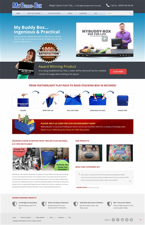 Web Design par pb pour ShoppaBox Ltd | Design : #5142065