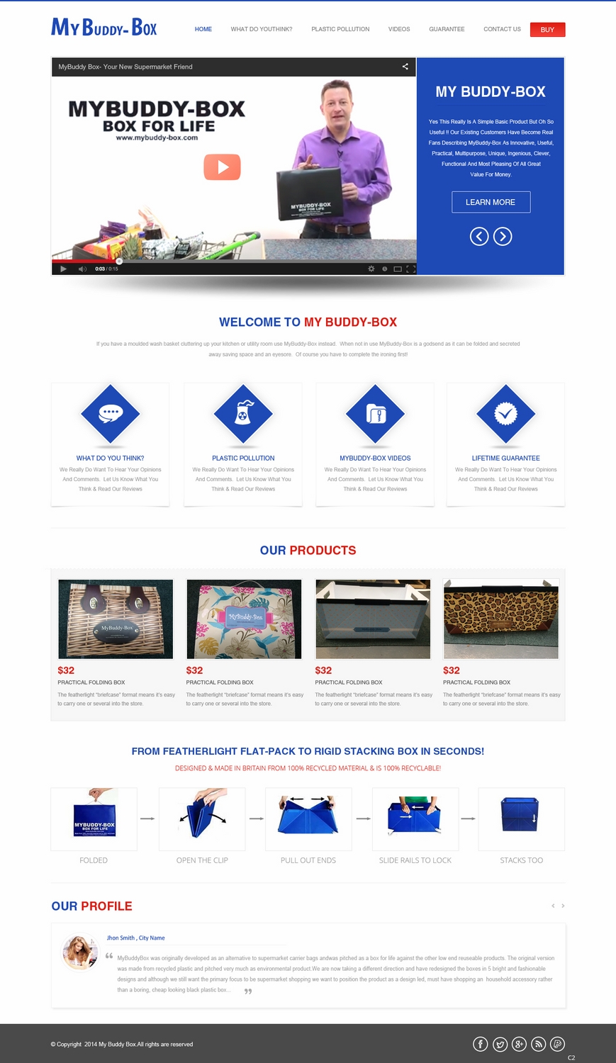 Web Design by pb for ShoppaBox Ltd | Design #5142088