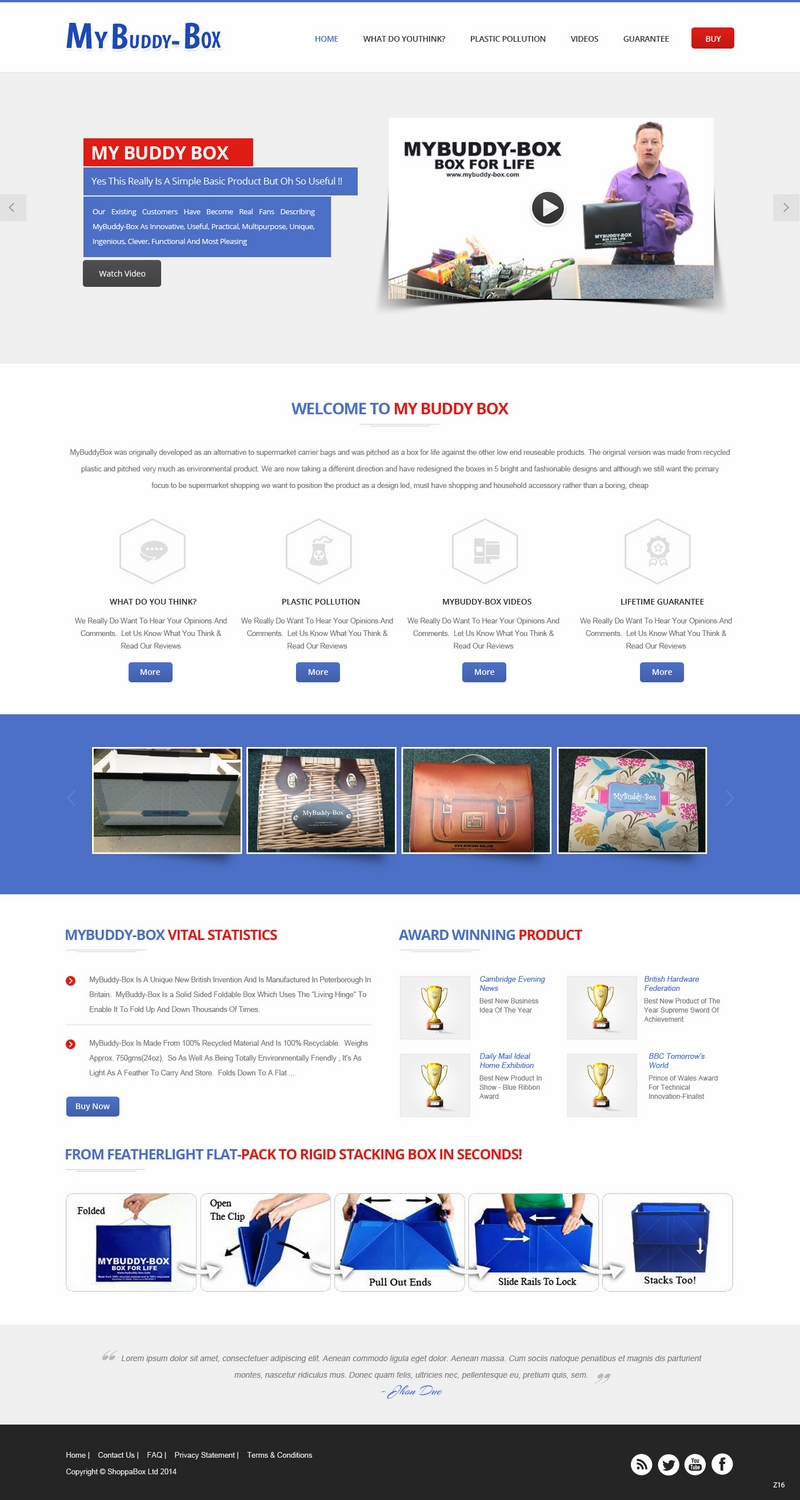 Web Design by pb for ShoppaBox Ltd | Design #5142098
