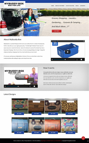 Web Design par pb pour ShoppaBox Ltd | Design : #5142106