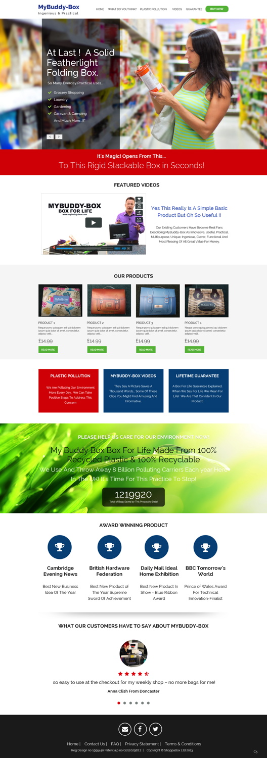 Web Design by pb for ShoppaBox Ltd | Design #5142157