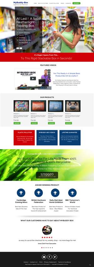 Web Design par pb pour ShoppaBox Ltd | Design : #5142157