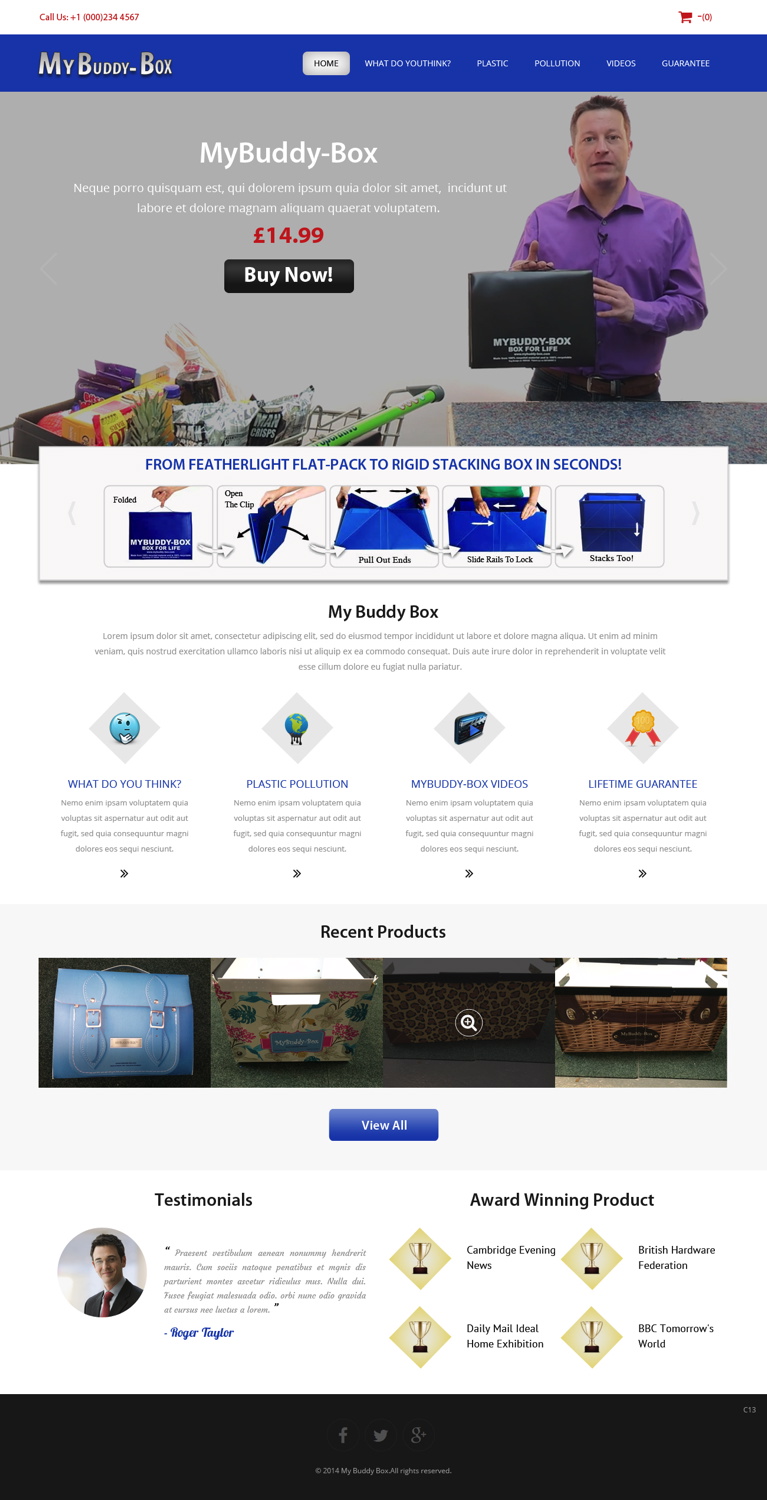 Web Design par pb pour ShoppaBox Ltd | Design #5142166
