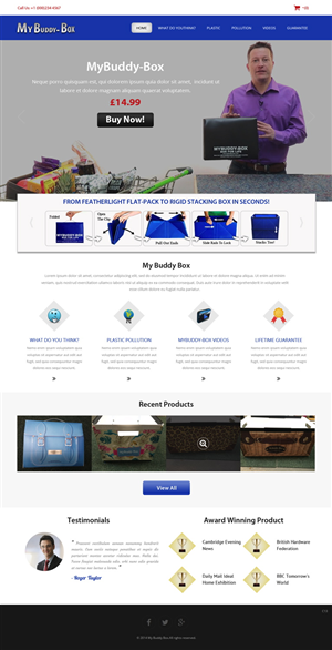 Web Design par pb pour ShoppaBox Ltd | Design : #5142166