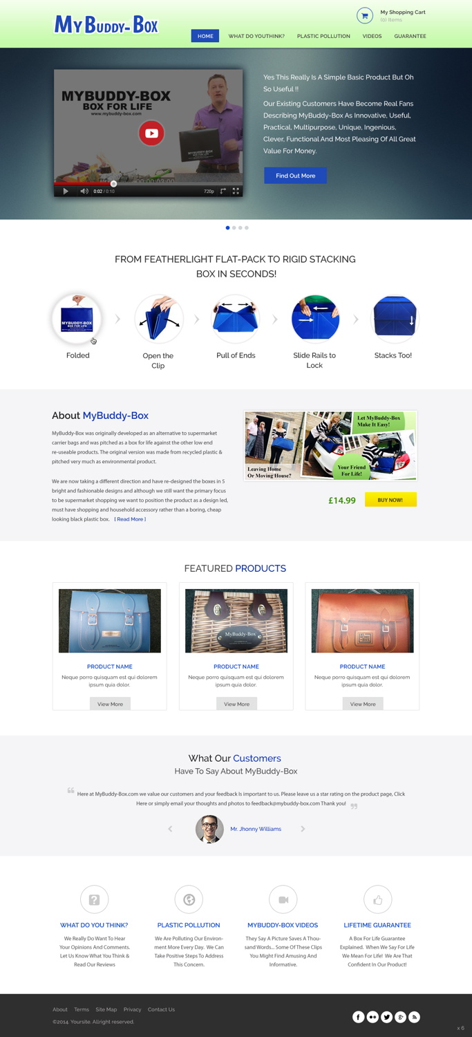 Web Design by pb for ShoppaBox Ltd | Design #5142171
