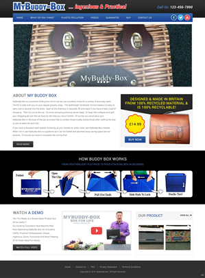 Web Design by pb for ShoppaBox Ltd | Design #5184931