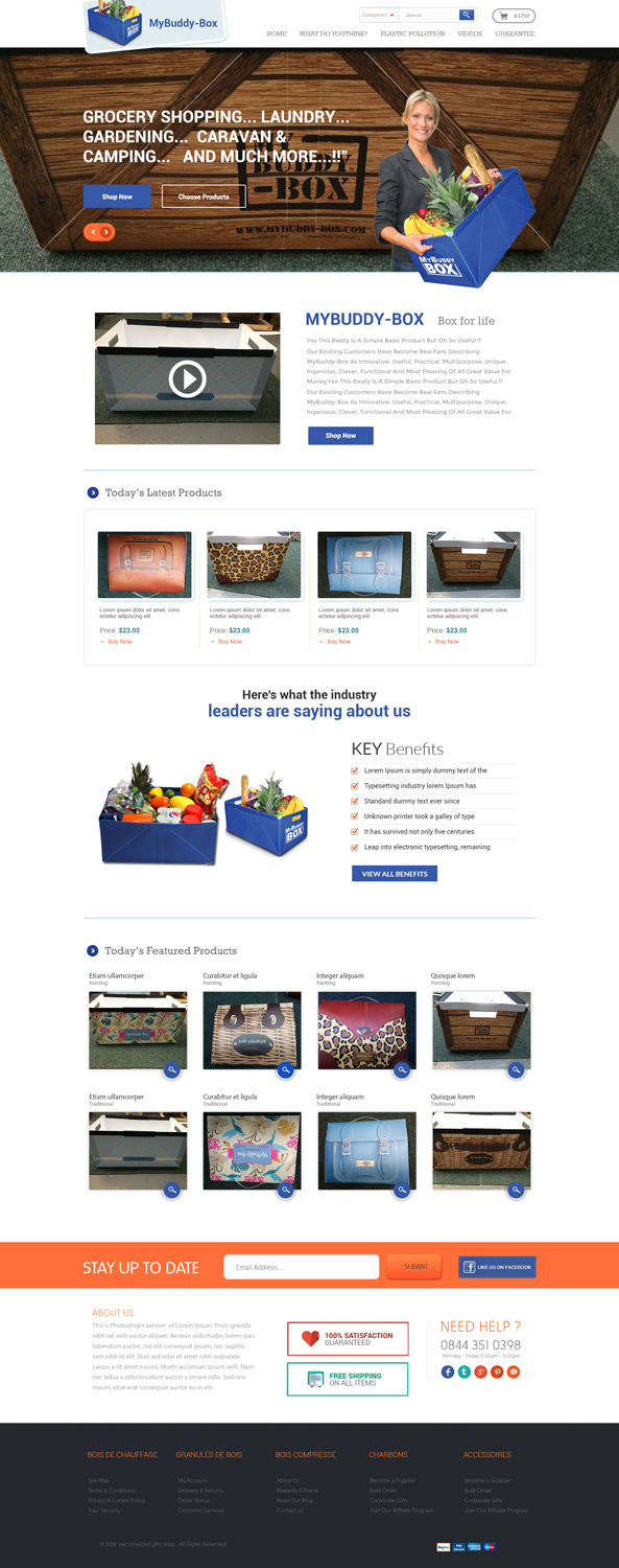 Web Design by the-lion-king for ShoppaBox Ltd | Design #5148259