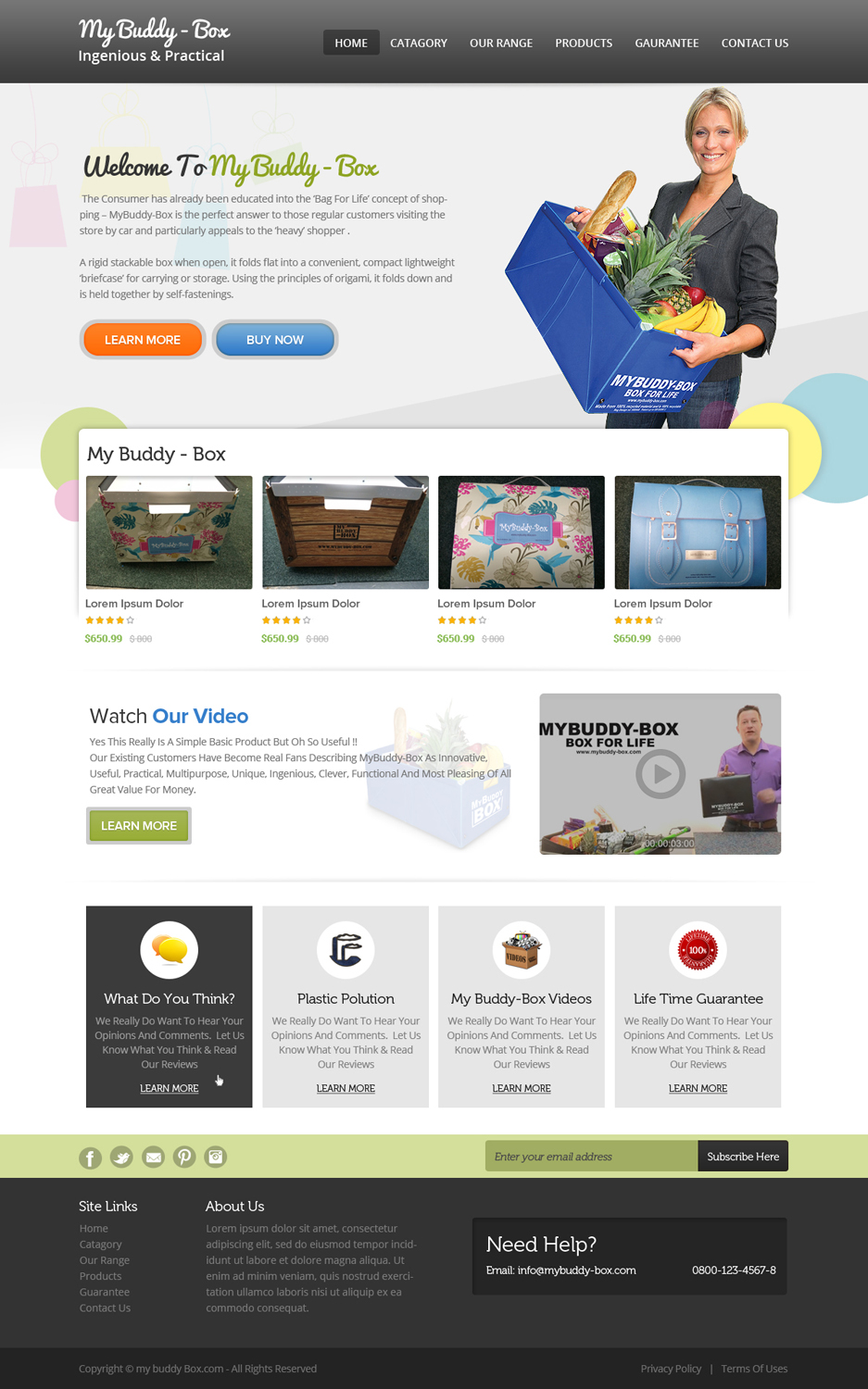 Web Design par OM pour ShoppaBox Ltd | Design #5148221