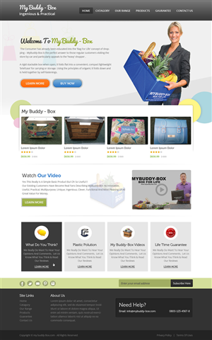 Web Design par OM pour ShoppaBox Ltd | Design : #5148221