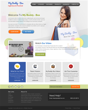 Web Design par OM pour ShoppaBox Ltd | Design : #5148266