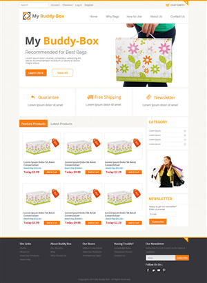 Web Design par OM pour ShoppaBox Ltd | Design : #5158847