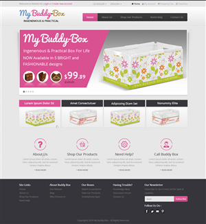 Web Design par OM pour ShoppaBox Ltd | Design : #5158854