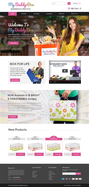 Web Design par OM pour ShoppaBox Ltd | Design : #5158877