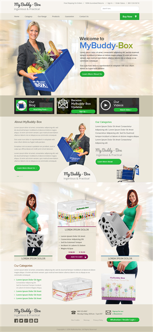 Web Design par OM pour ShoppaBox Ltd | Design : #5158897