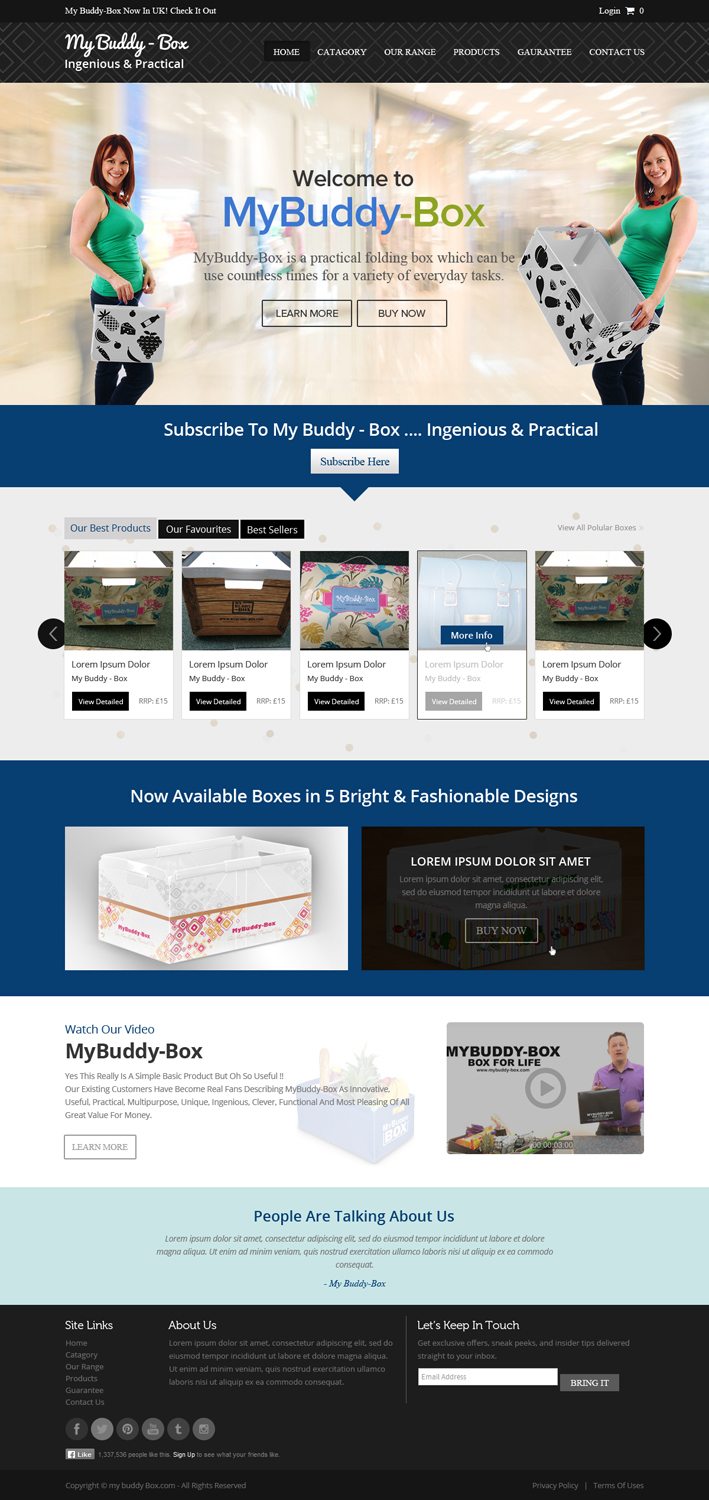 Web Design par OM pour ShoppaBox Ltd | Design #5158900