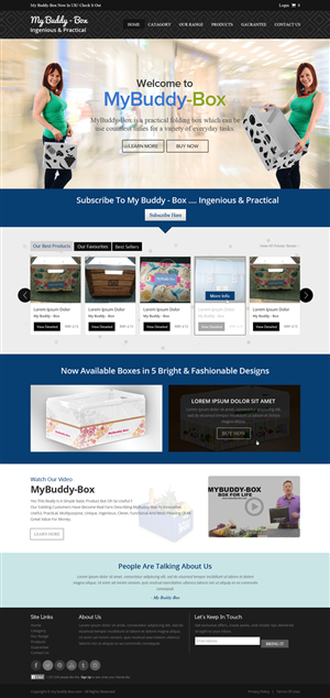 Web Design par OM pour ShoppaBox Ltd | Design : #5158900
