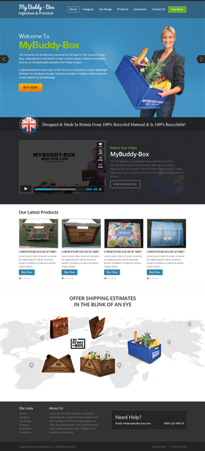 Web Design par OM pour ShoppaBox Ltd | Design : #5158903