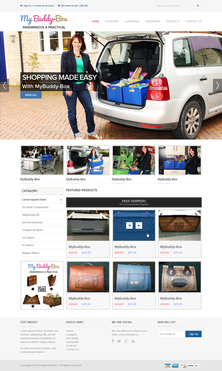 Web Design by OM for ShoppaBox Ltd | Design #5171387