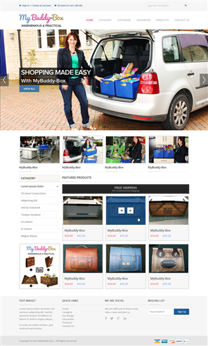 Web Design par OM pour ShoppaBox Ltd | Design : #5171387