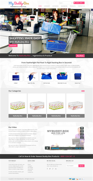 Web Design par OM pour ShoppaBox Ltd | Design : #5171397