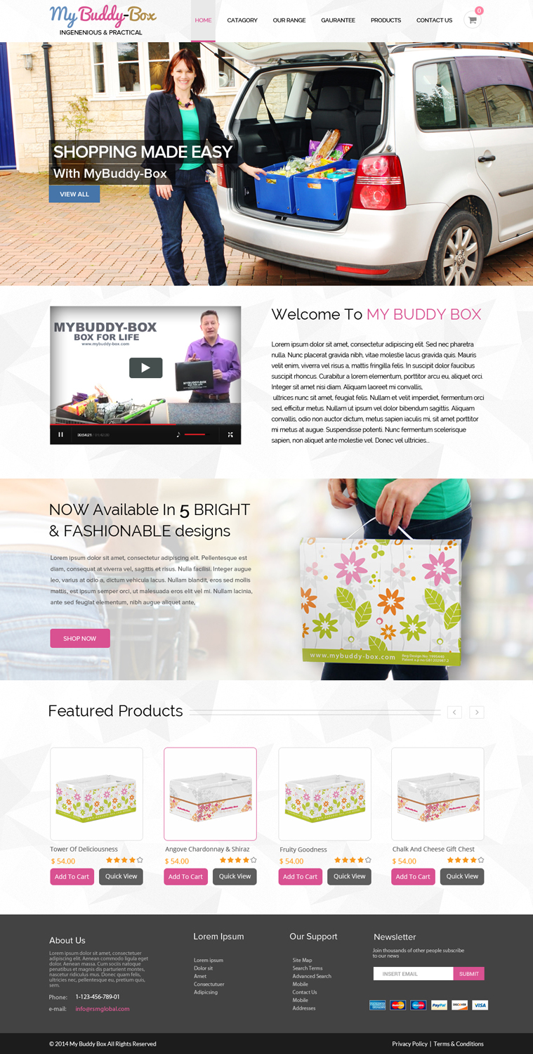 Web-Design von OM für ShoppaBox Ltd | Design #5171402