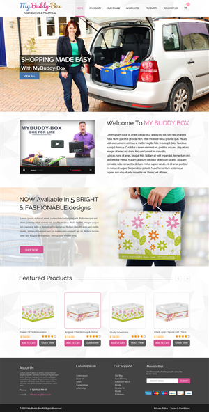 Web Design par OM pour ShoppaBox Ltd | Design : #5171402