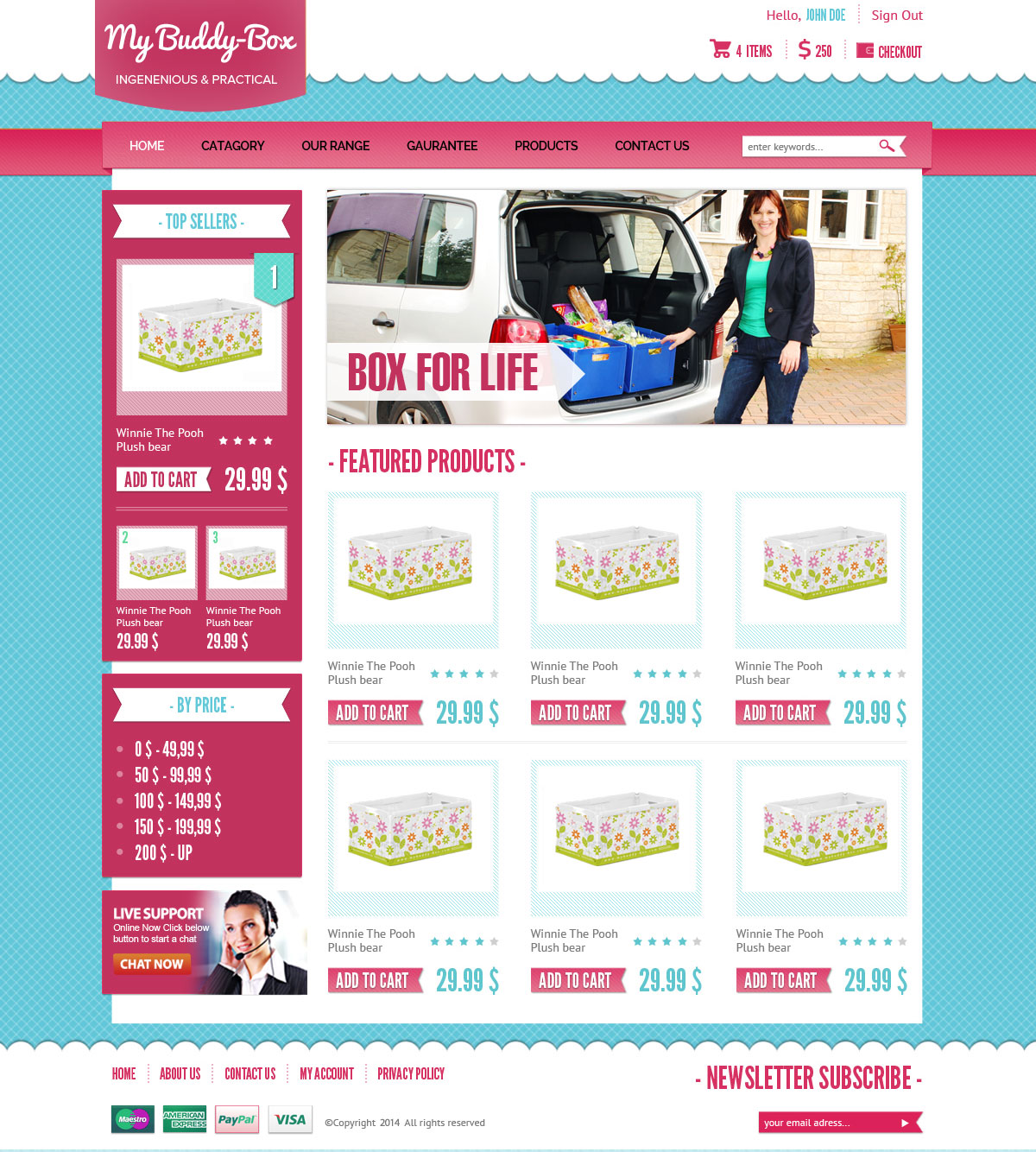 Web Design by OM for ShoppaBox Ltd | Design #5171441