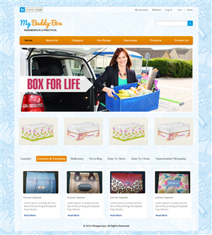 Web Design par OM pour ShoppaBox Ltd | Design : #5171450