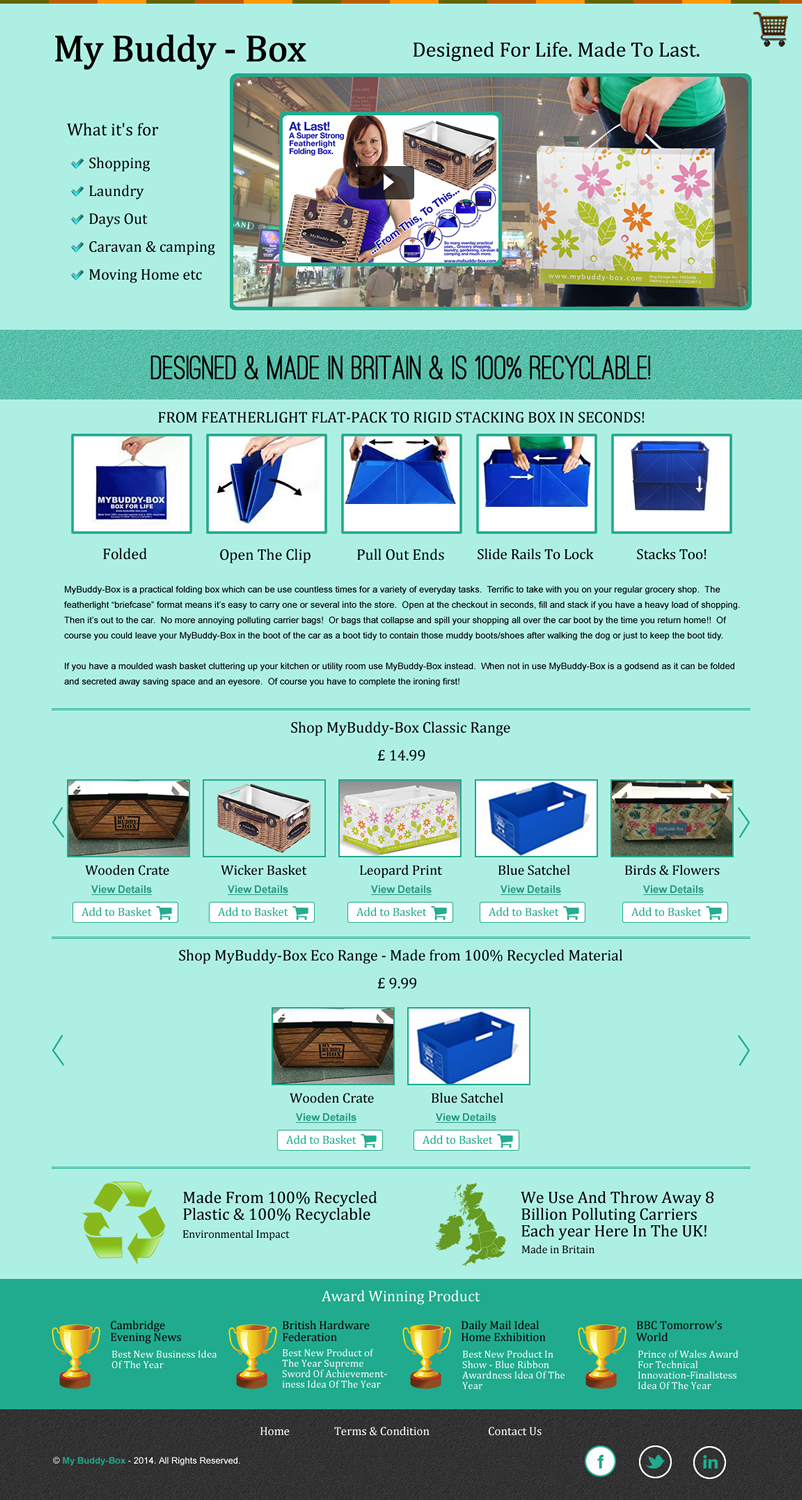 Web Design by rightway for ShoppaBox Ltd | Design #5311768