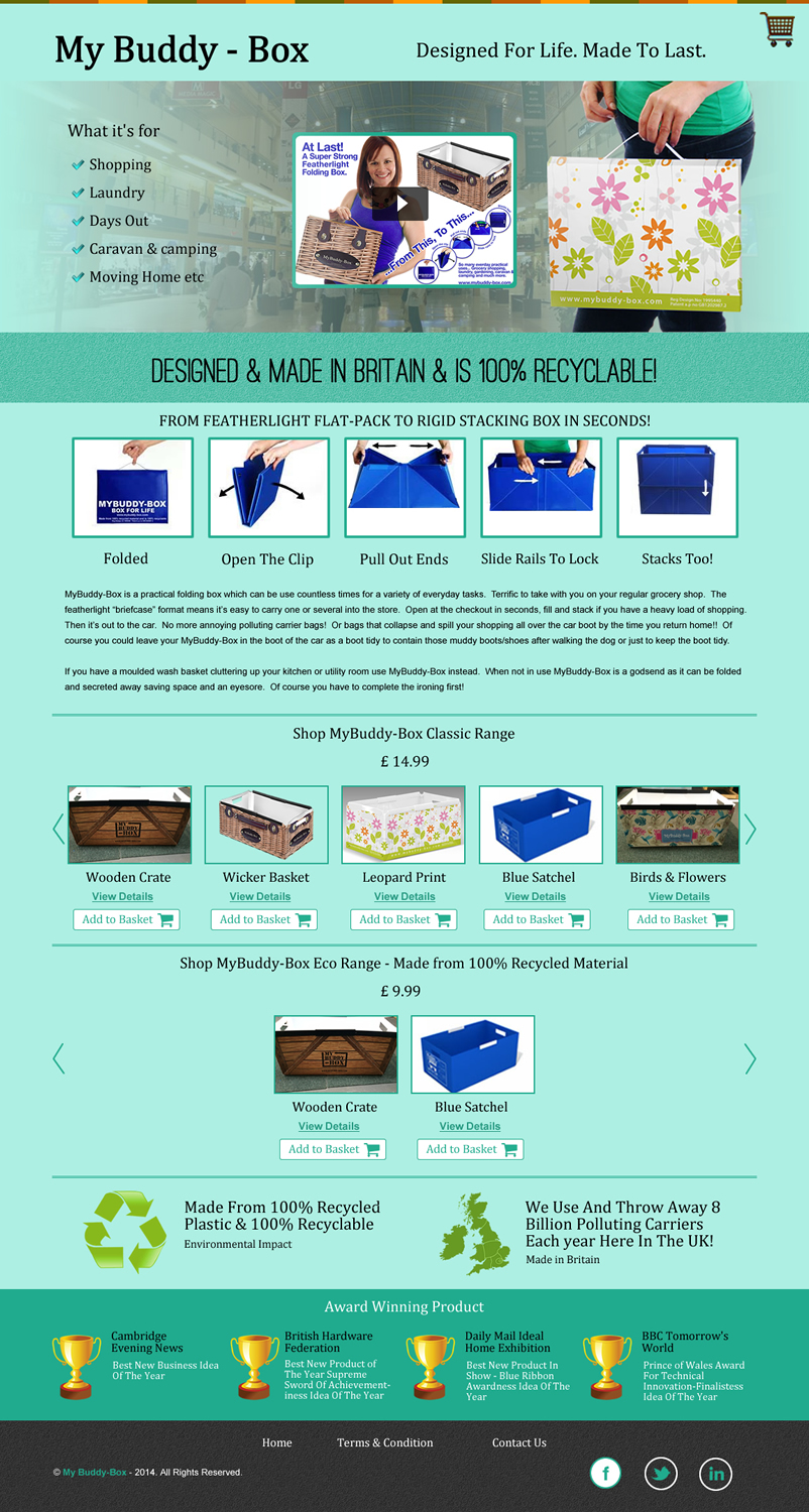 Web Design par rightway pour ShoppaBox Ltd | Design #5311781