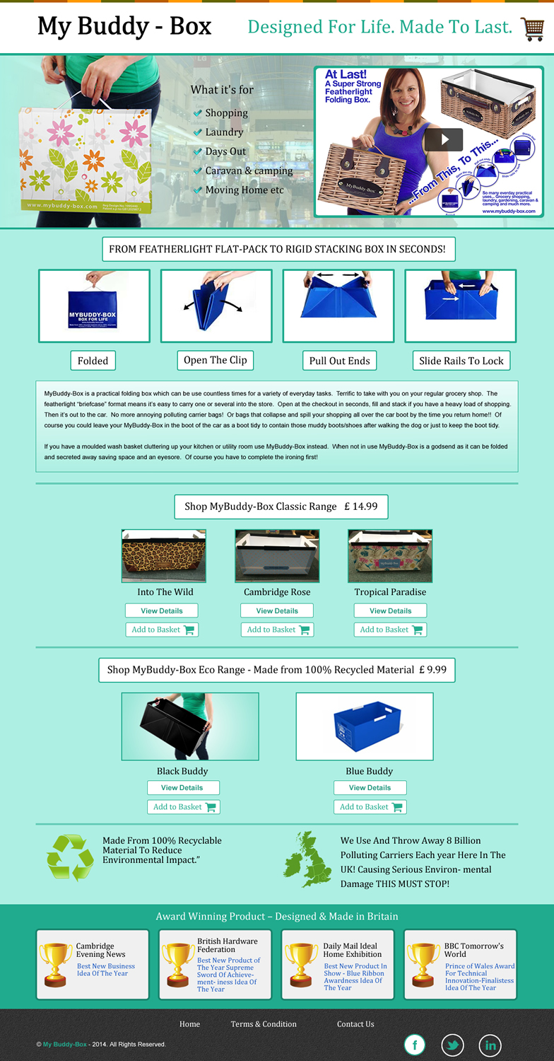 Web Design par rightway pour ShoppaBox Ltd | Design #5362898