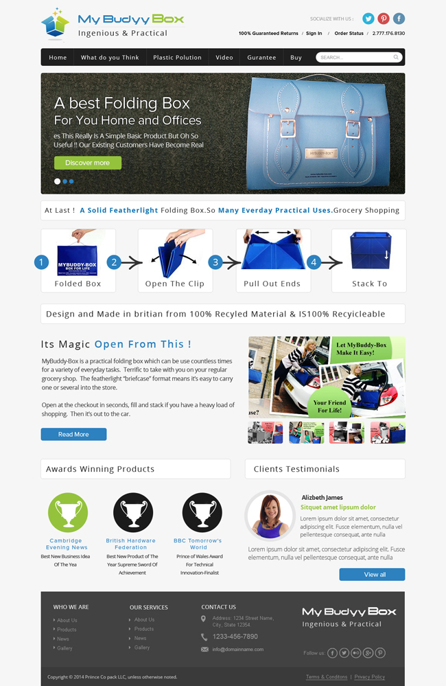 Web Design par farzan.teslavault pour ShoppaBox Ltd | Design #5121870