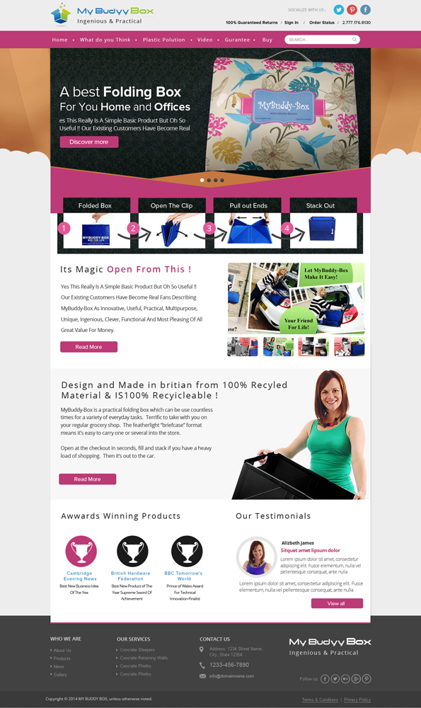 Web Design par farzan.teslavault pour ShoppaBox Ltd | Design #5142942